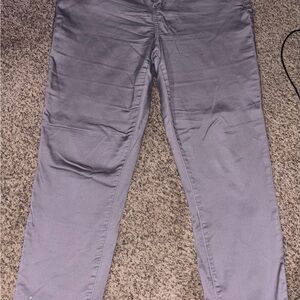Women's Classic Gray Straight Leg Pants